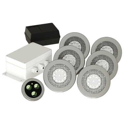 Комплект освещения для сауны и хамам Steamtec TOLO LED 12 ламп
