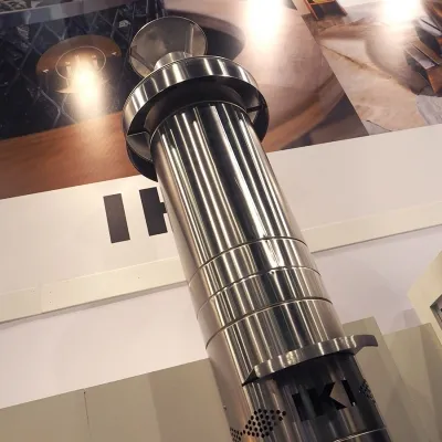 Дымоход IKI T600, 2000мм в комплекте (без узла прохода через кровлю)