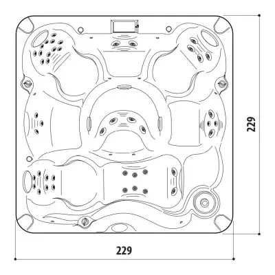 Спа бассейн Jacuzzi J-275