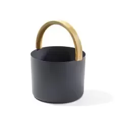 Бадья KOLO 2 черная с ручкой