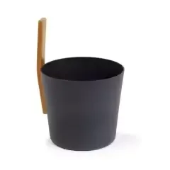 Бадья KOLO 3 черная с ручкой