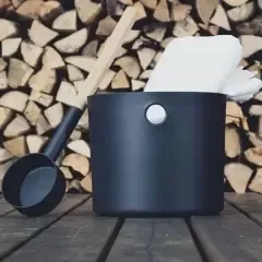 Бадья с ковшом KOLO черная