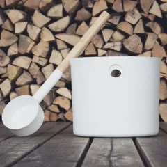 Бадья с ковшом KOLO 5 л белая