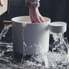 Бадья с ковшом KOLO 5 л белая