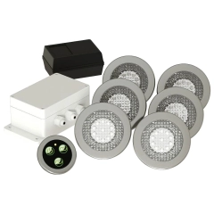 Комплект освещения для сауны и хамам Steamtec TOLO LED 12 ламп