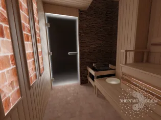 3D дизайн проекты хаммама, сауны, спа-комплекса