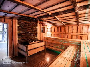 Строительство русской парной в МФК «Мандарин» под ключ
